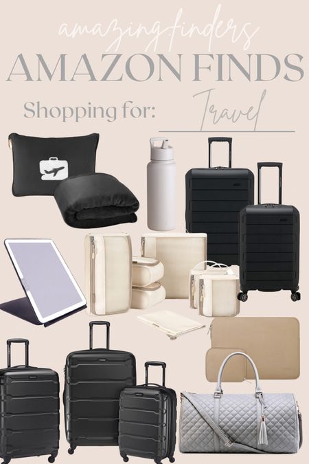 Amazon travel. Amazon luggage. Amazon travel mirror. Amazon laptop case. Travel must haves. Black luggage  

#LTKtravel #LTKhome