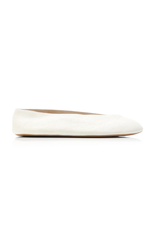 Fay Two Leather Ballet Flats | Moda Operandi (Global)