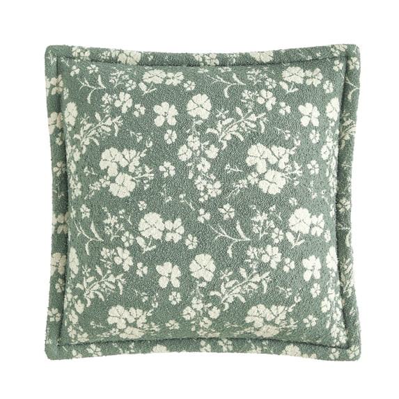 The Pioneer Woman Green Daisy Boucle Decorative Pillow, 20" x 20" | Walmart (US)