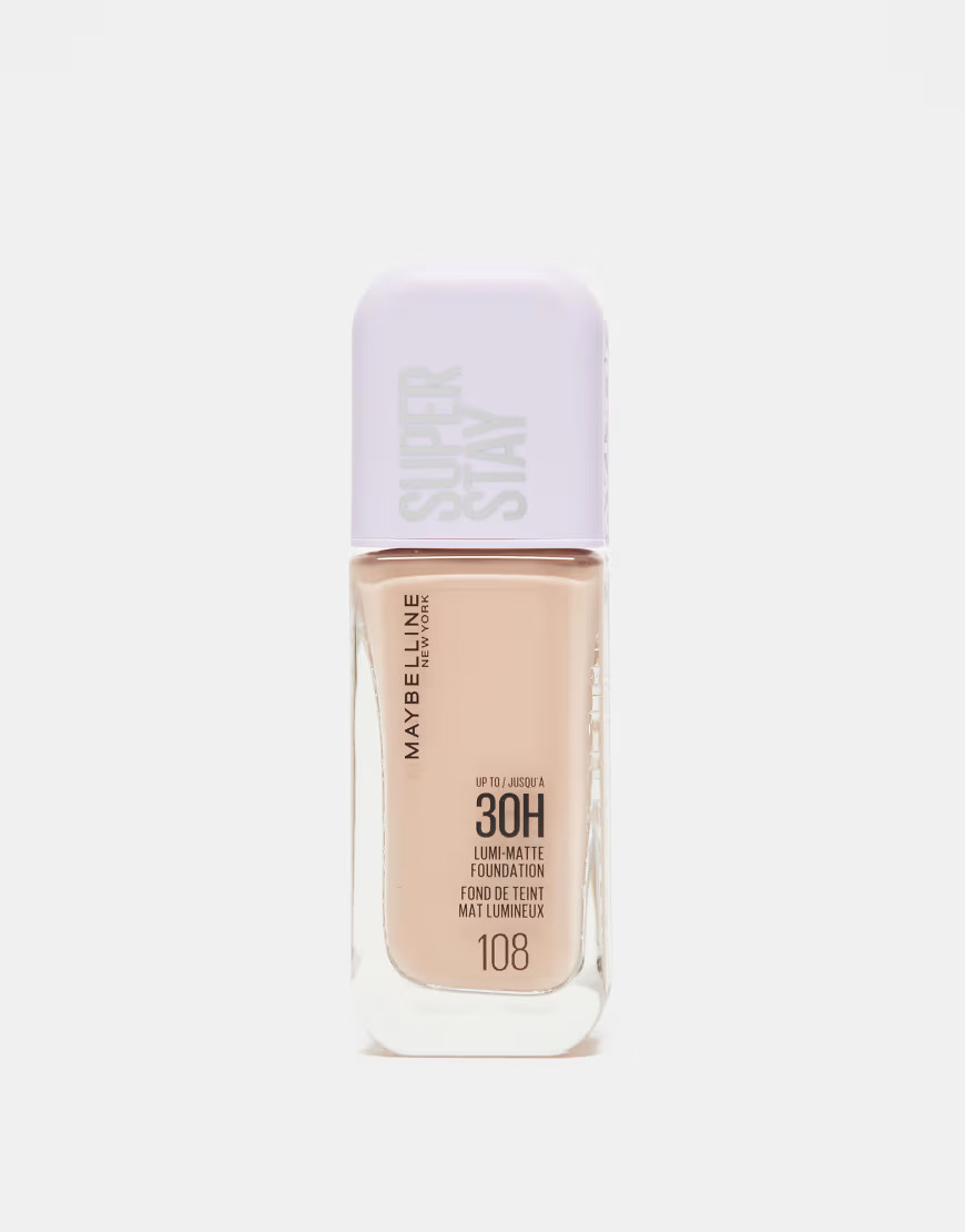 Maybelline Super Stay up to 30H Lumi-Matte Foundation-Neutral | ASOS (Global)