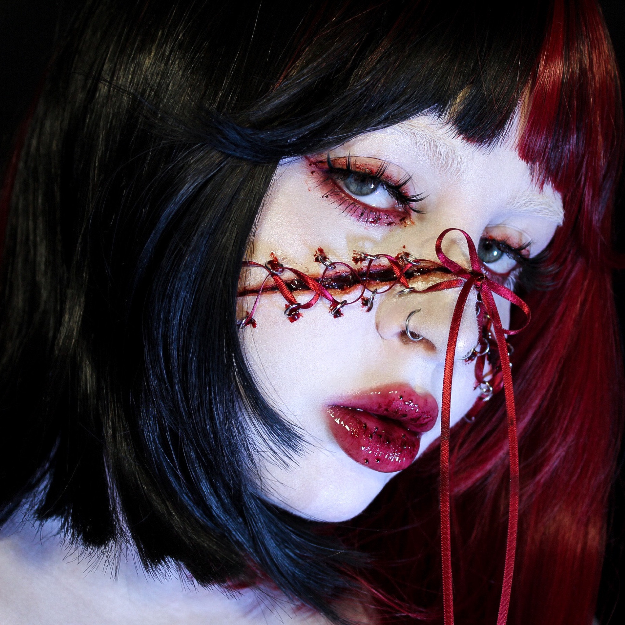 Corset Face 🪡🩸🖤

#LTKHalloween