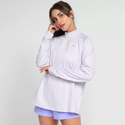 Jaqueta Puma Run Cloudspun 1/2 Zip Feminina - Feminino | Netshoes (BR)