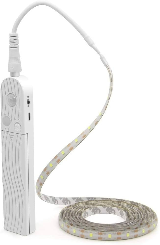 CFGROW LED Under Cabinet Lighting Motion Sensor, 10Ft Four Modes Bed Stairs Wardrobe Lamp Tape, W... | Amazon (US)