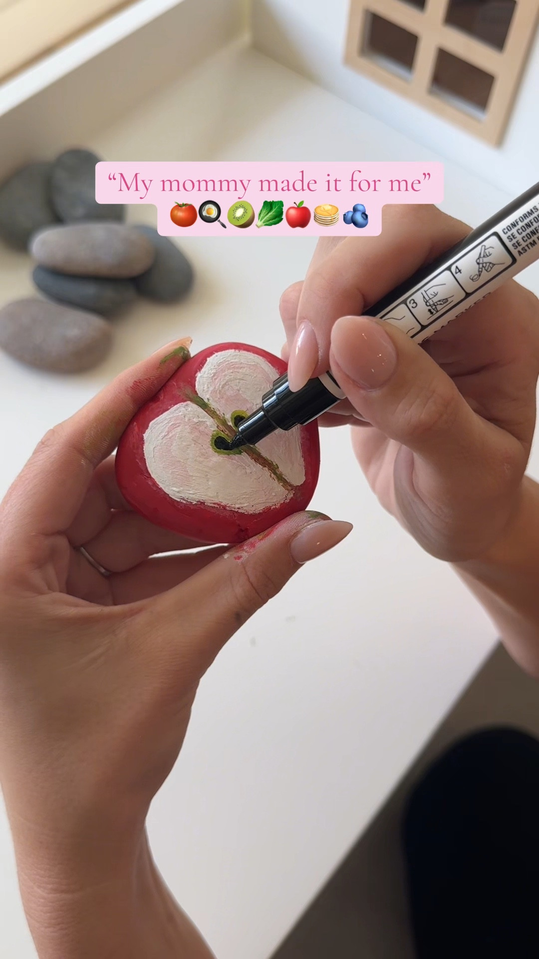 Here is a fun craft to try this summer! You can paint rocks to make them look like play food, which are perfect for mud kitchens! #craftmom #amazonfind￼￼

#LTKmomlife #LTKKids #LTKBaby