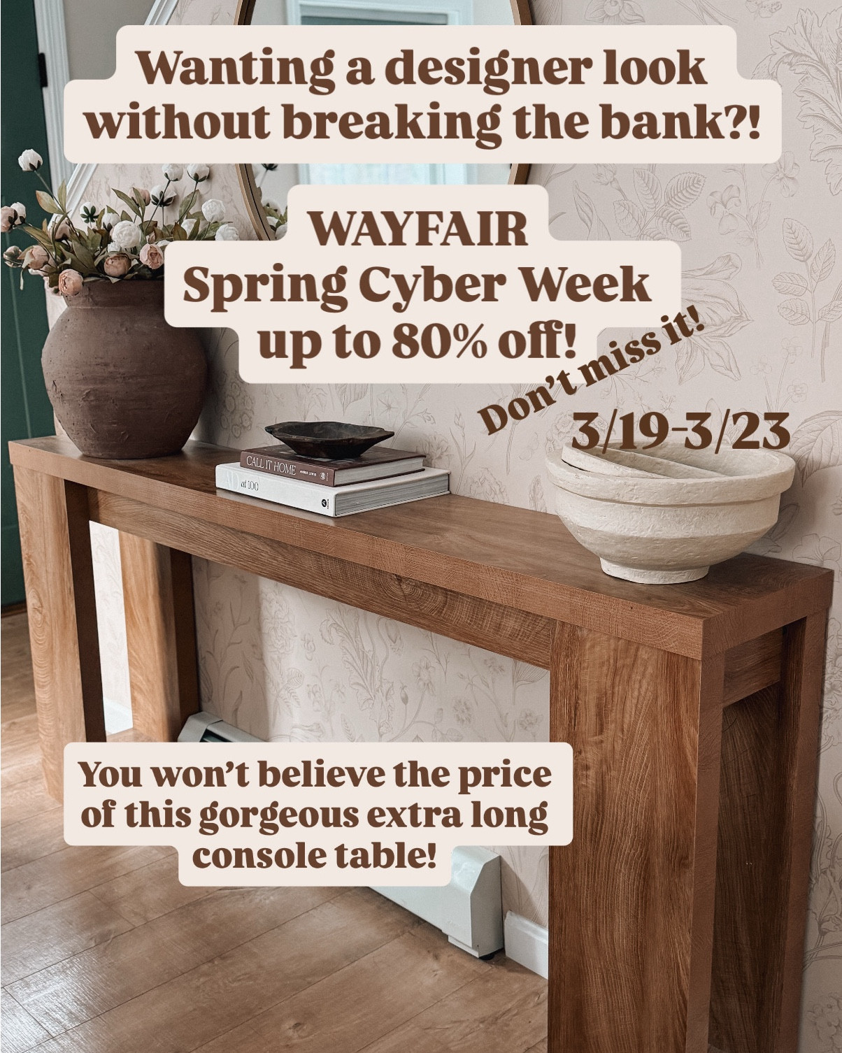 Spring Cyber Week @Wayfair  #wayfair #WayfairPartner #ad 