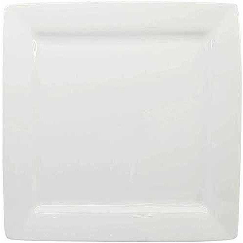 Better Homes & Gardens Square Dinner Plates, White, Set of 6 | Walmart (US)