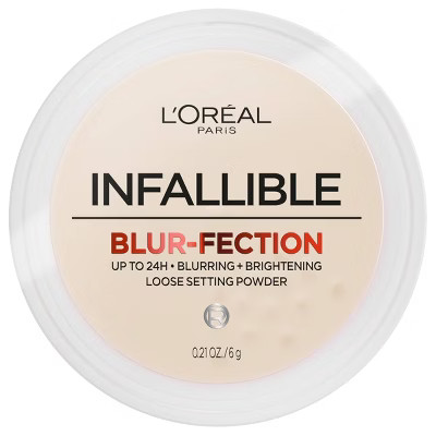 L'Oreal Paris Infallible Blur-fection Longwear Loose Setting Powder - Translucent Light - 0.21oz | Target