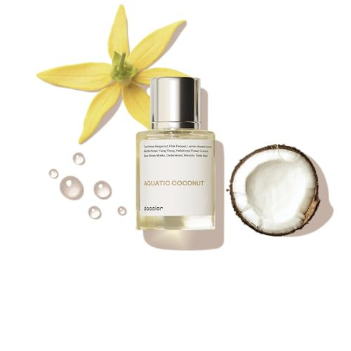 Dossier - Aquatic Coconut - Eau de Parfum - Inspired by Beach Walk - Long-lasting Fragrance - Vegan - Paraben Free - Unisex - 50ml / 1.7oz | Amazon (US)