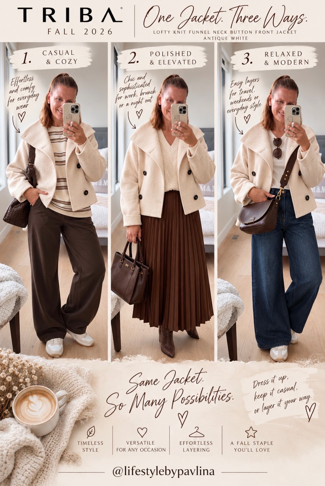 Fall jacket staple, styled 3 ways 

Fall jacket, fall outfit, styling tips, outfit ideas, effortless look,

#LTKootd #LTKSaleAlert #LTKSeasonal