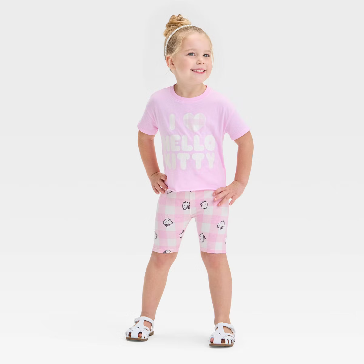 Hello Kitty Toddler Girls' 2pc Shorts Set - Pink | Target