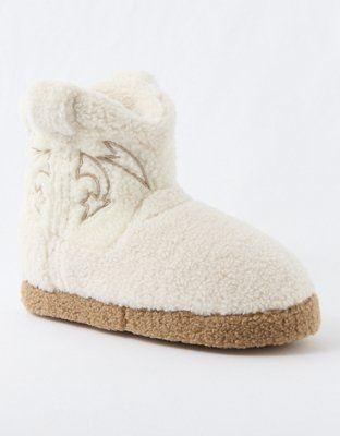 AE Cowboy Slipper Bootie | American Eagle Outfitters (US & CA)