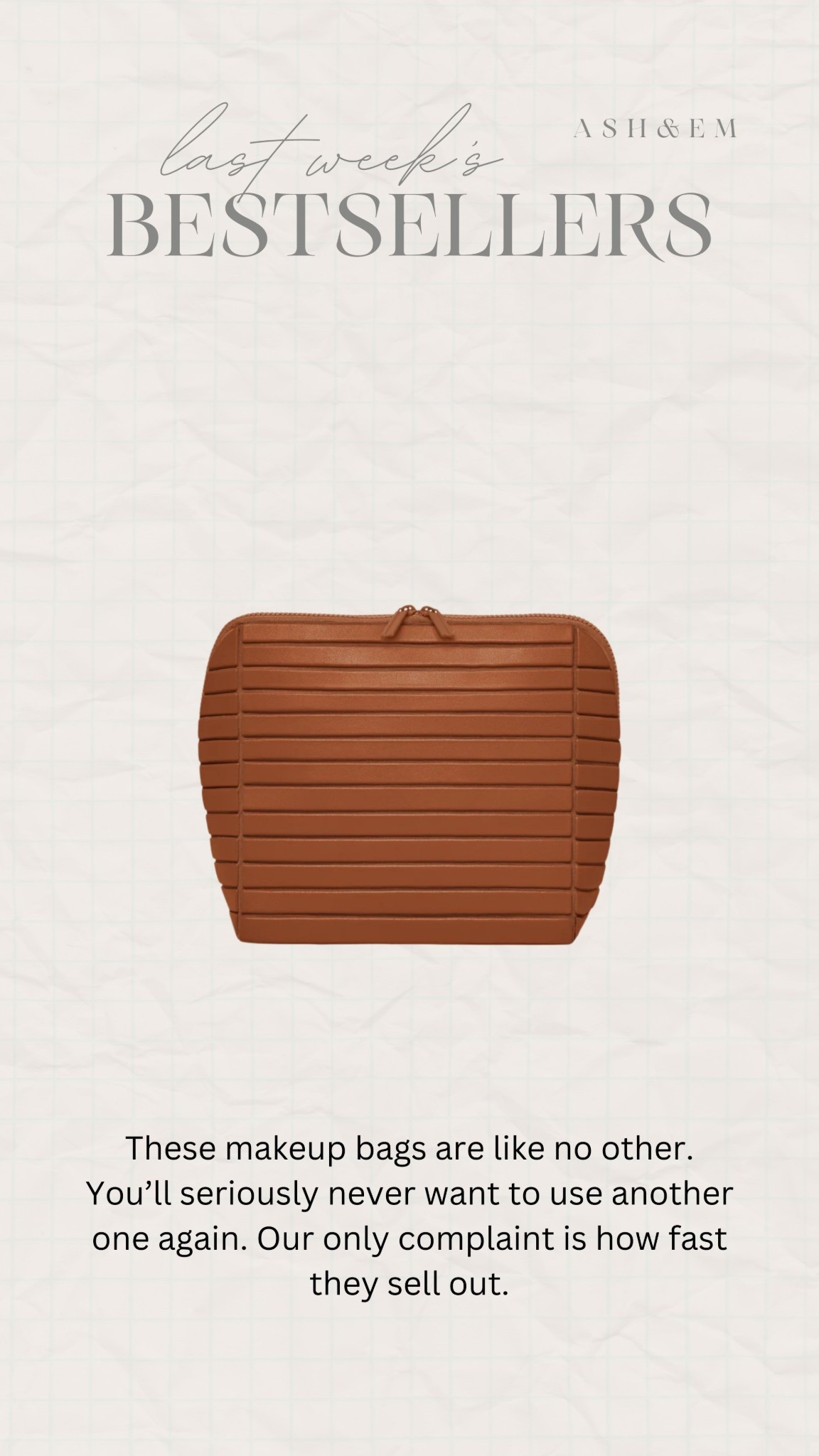 Such Ana amazing makeup bag! 

Makeup bag, beauty, makeup finds, makeup storage 

#LTKBeauty #LTKselfcare