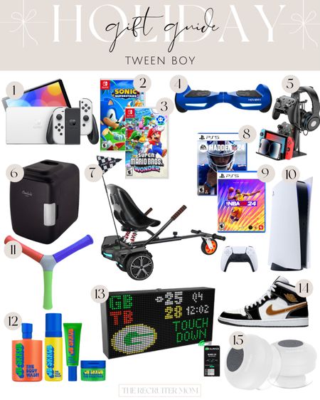 Holiday gift guide  -  tween boys 

Games  gift guide  touch down  game  hoverboard  body wash  wii  game boy  gaming  games 

#LTKGiftGuide #LTKkids #LTKHoliday