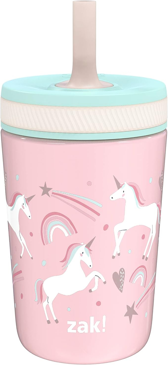 Zak Designs Kelso Toddler Cups For Travel or At Home, 12oz Vacuum Insulated Stainless Steel Sippy... | Amazon (US)