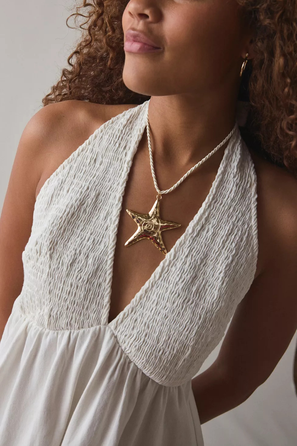 Mare Star Pendant Corded Necklace | Urban Outfitters (US and RoW)