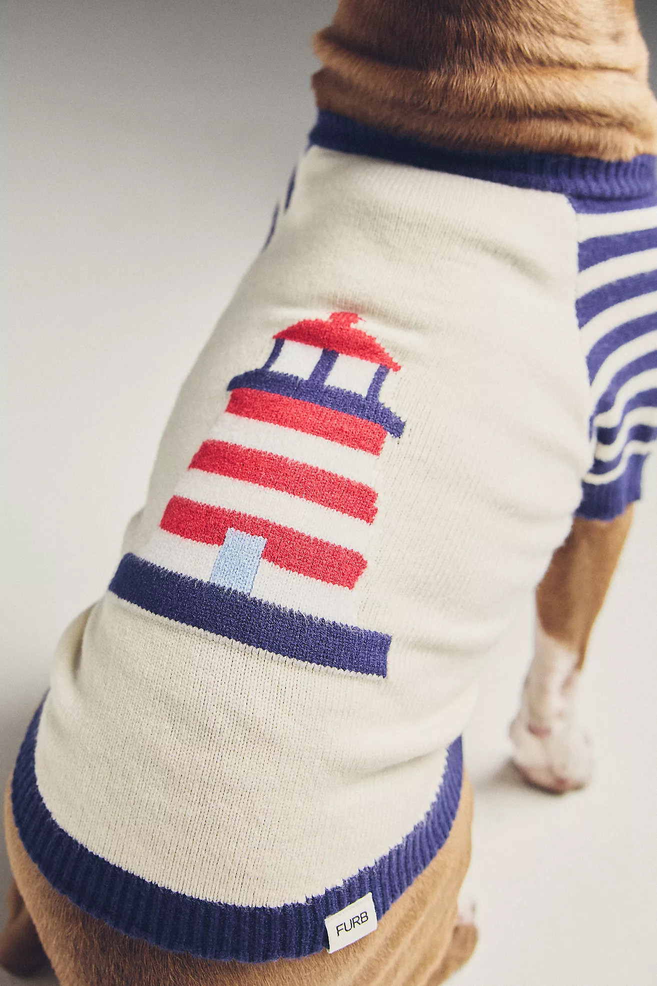 Anthropologie Coastal Cutie Lighthouse Pet Sweater | Anthropologie (US)