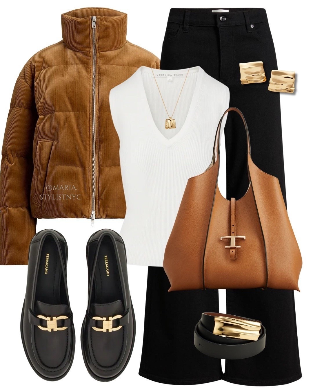 Black jeans & loafers outfit 🖤🤎✨#LTKCyberWeek

#LTKSaleAlert #LTKootd