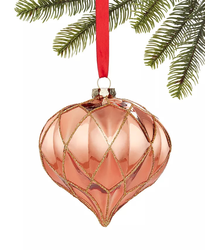 Patina Glittered Onion Ornament, Created for Macy's | Macy's