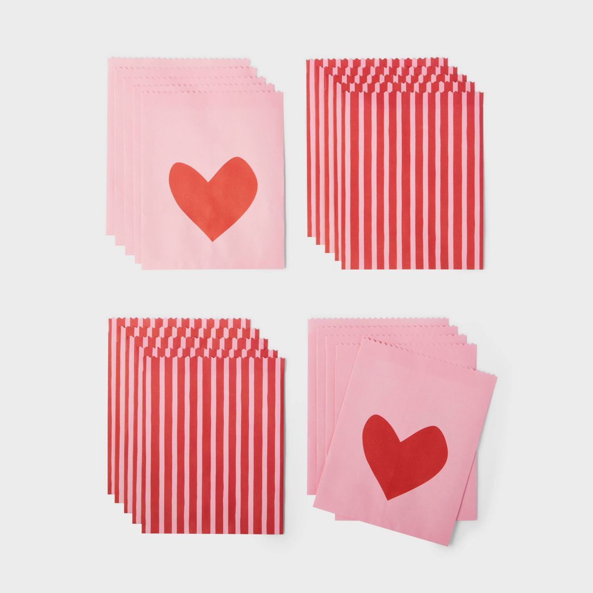 20ct Paper Treat Bags Red/Pink - Spritz™ | Target