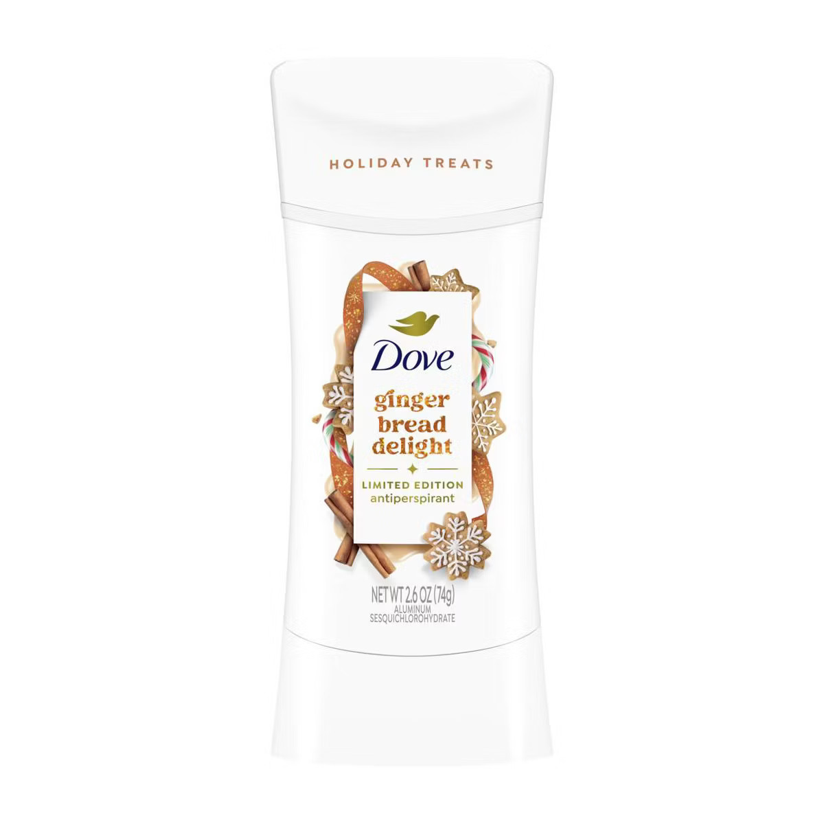 Dove Beauty Advanced Care Limited Edition Holiday Treat Antiperspirant and Deodorant - Gingerbrea... | Target