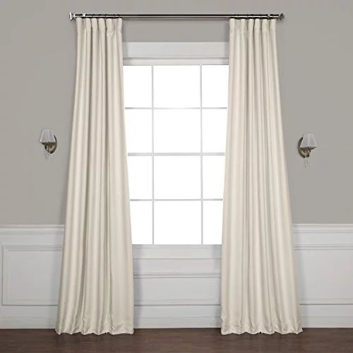 HPD Half Price Drapes BOCH-LN1856-96 Faux Linen Blackout Room Darkening Curtain (1 Panel), 50 X 9... | Walmart (US)