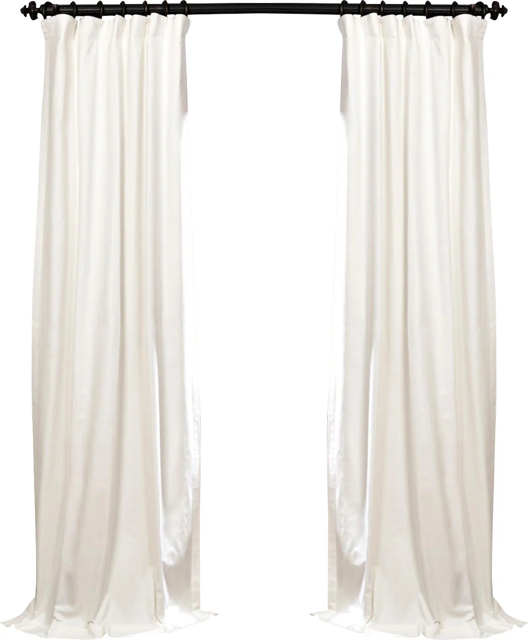 Bryce 100% Cotton Solid Color Blackout Thermal Rod Pocket Single Curtain Panel | Wayfair North America