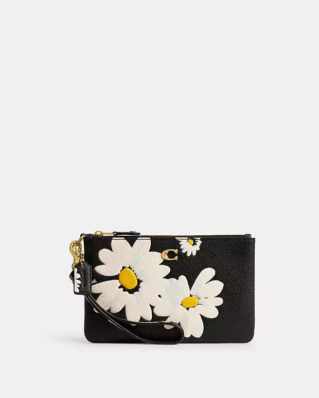 Small Wristlet With Floral Print | Coach (US)