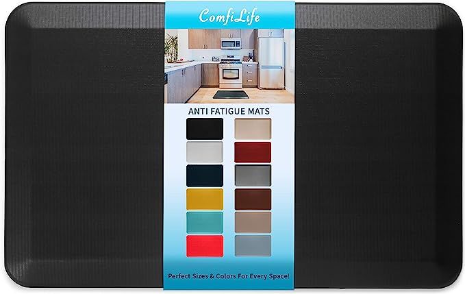 ComfiLife Anti Fatigue Floor Mat – 3/4 Inch Thick Perfect Kitchen Mat, Standing Desk Mat – Co... | Amazon (US)