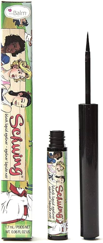 theBalm Schwing Liquid Eyeliner, Black, Matte Finish, 0.05 Fl Oz (Pack of 1) | Amazon (US)