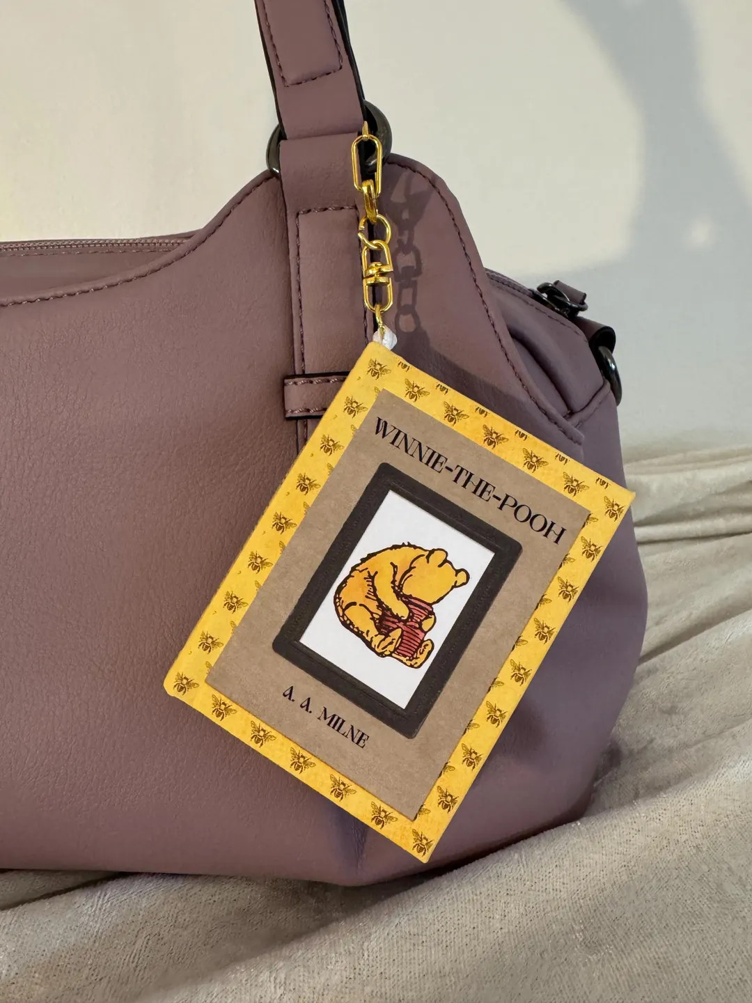 Purse Charm for Winnie the Pooh by A. A. Milne  - Miniature Printed Book | Etsy (US)