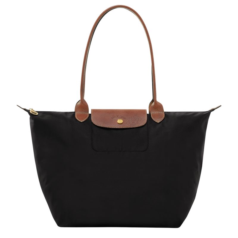 Le Pliage Original L Tote bag Black - Recycled canvas | Longchamp US | Longchamp