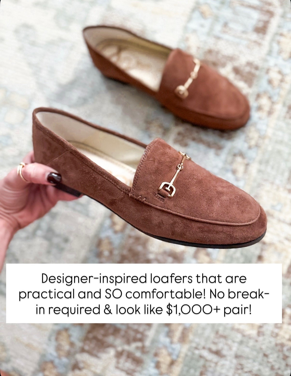 A gorgeous loafer that requires no breaking in! So soft! TTS for me. Brown loafers. Fall shoes. Fall style. Fall outfit. Work shoes. 


#LTKgrwm #LTKWorkwear #LTKSeasonal