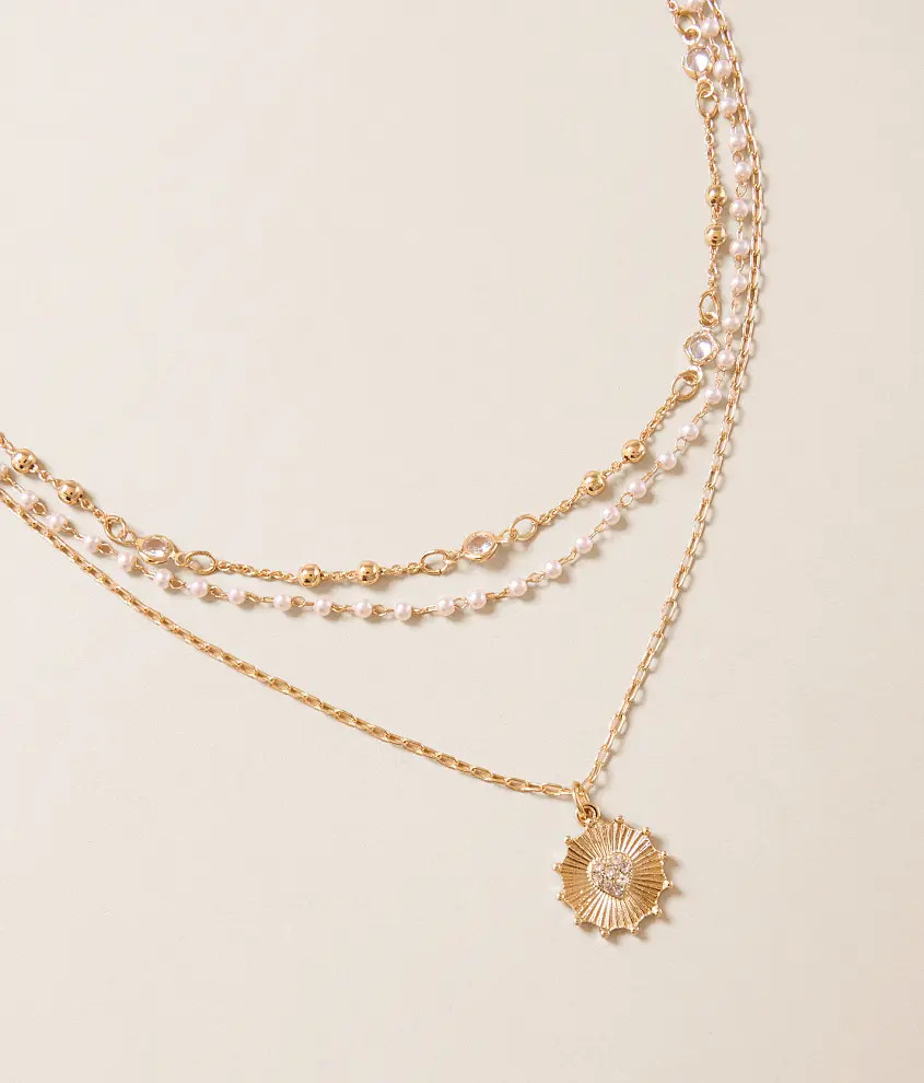 2 Pack Heart Necklace Set | Buckle