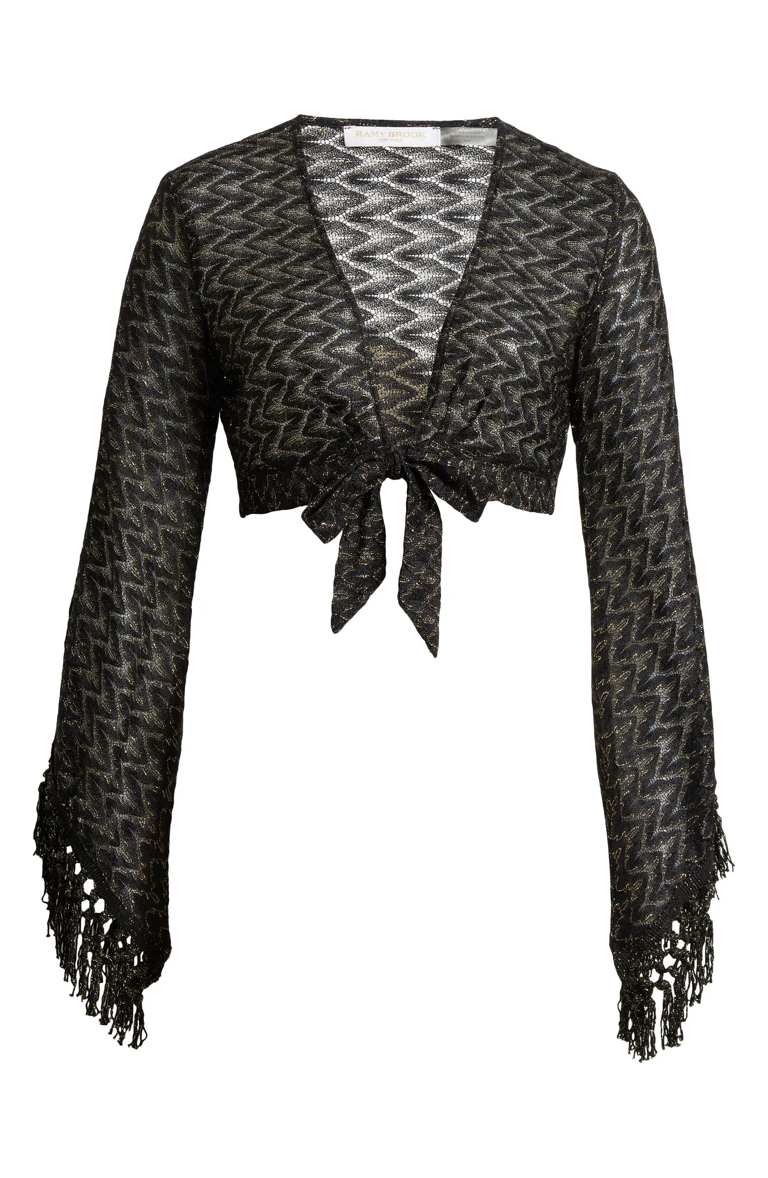 Ramy Brook Elvira Lace Metallic Cover-Up Top | Nordstrom | Nordstrom