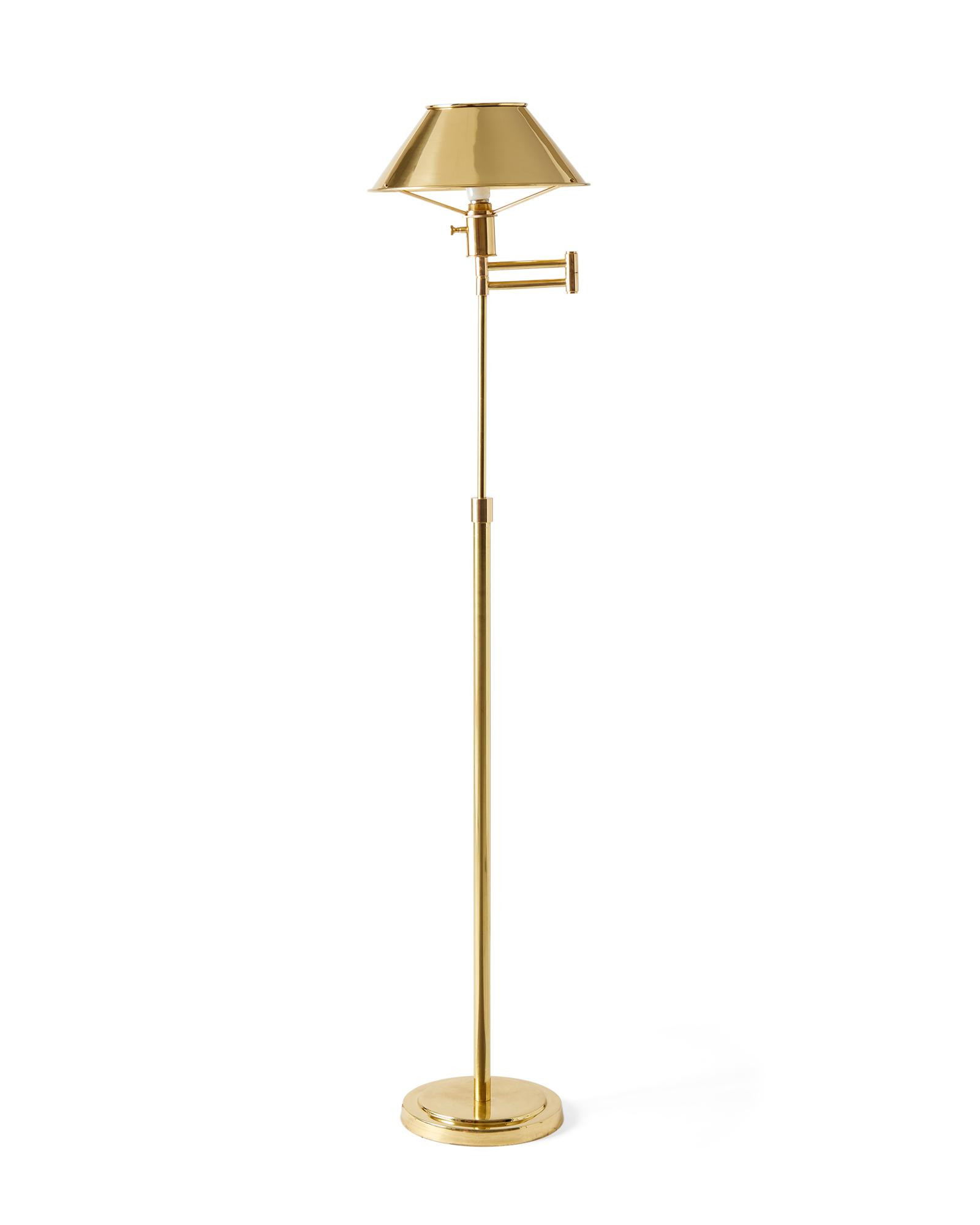 Amherst Swing Arm Floor Lamp | Serena and Lily