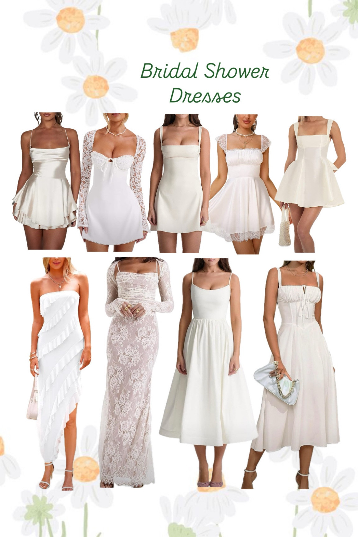 BRIDAL SHOWER 💍 Bridal shower, bridal shower dress, bridal shower dresses, bridal shower inspo, bridal shower inspiration, bridal wardrobe, white dress, white dresses, engagement pictures, formal white dress, formal white dresses, bride, bride to be, 2025 bride, 2025 brides, engagement look, engagement looks, wedding dress, wedding dresses, engagement party, bridesmaid luncheon, bachelorette, rehearsal dinner, reception, after party, 

#LTKFindsUnder100 #LTKWedding