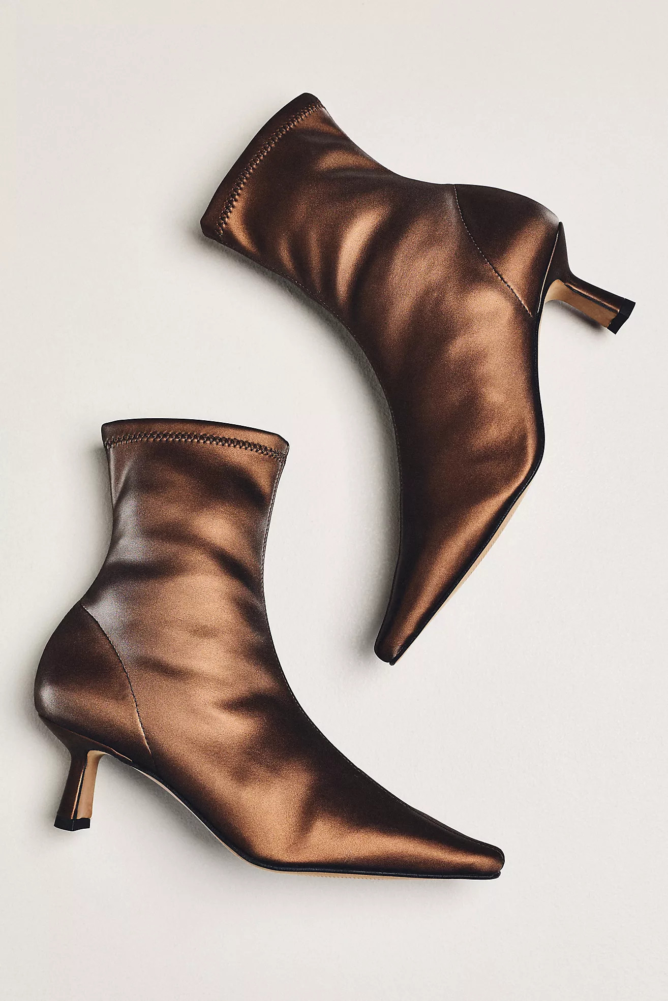 Angel Alarcon Pointed-Toe Kitten-Heel Boots | Anthropologie (US)