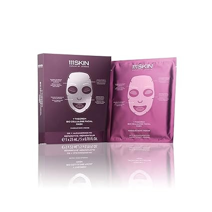 111SKIN Y Theorem Bio Cellulose Facial Mask | Repair, Rest & Rejuvenate Skin | Set of 5 (0.78 oz ... | Amazon (US)