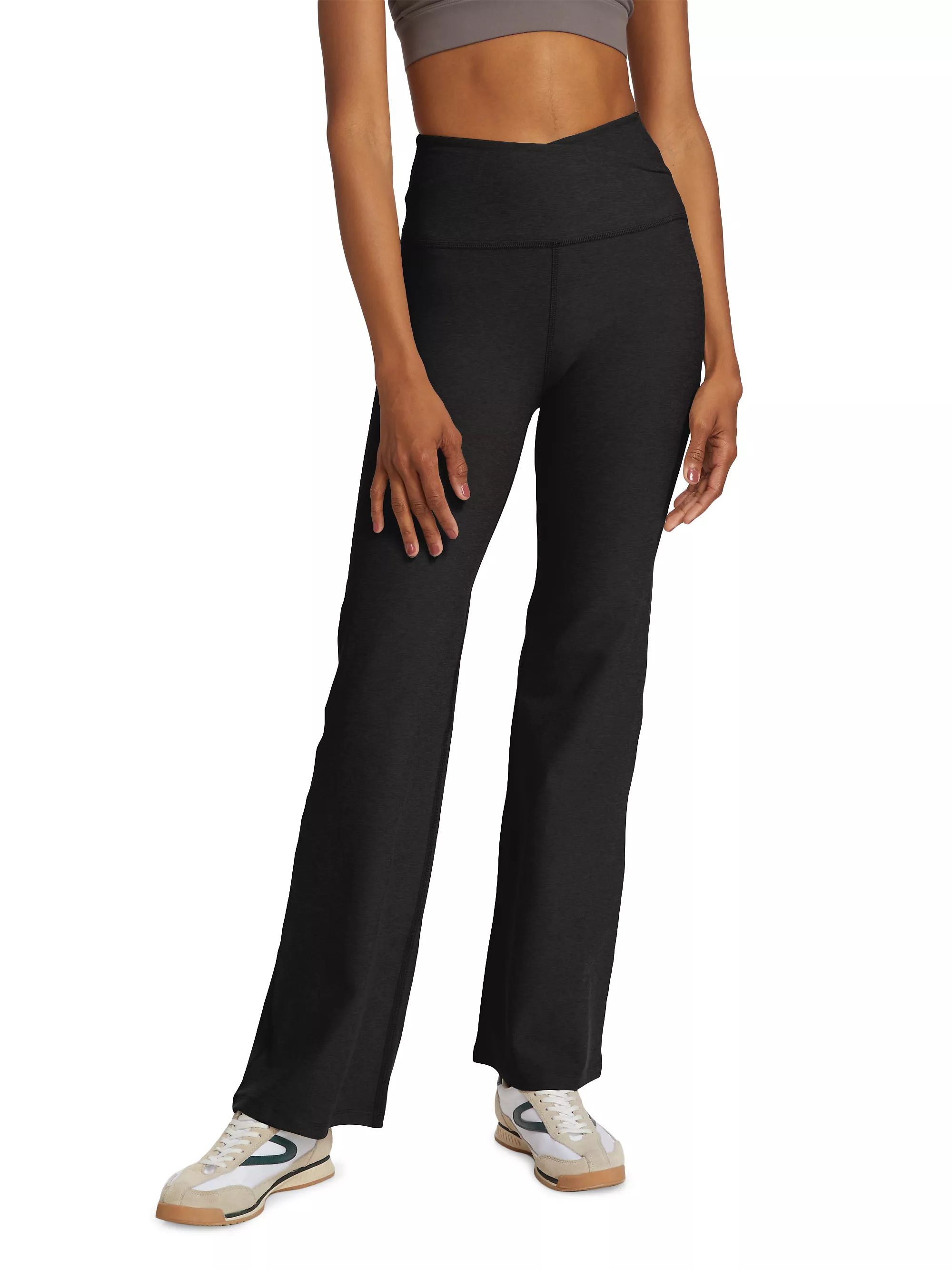 At Your Leisure Spacedye Boot-Cut Yoga Pants | Saks Fifth Avenue