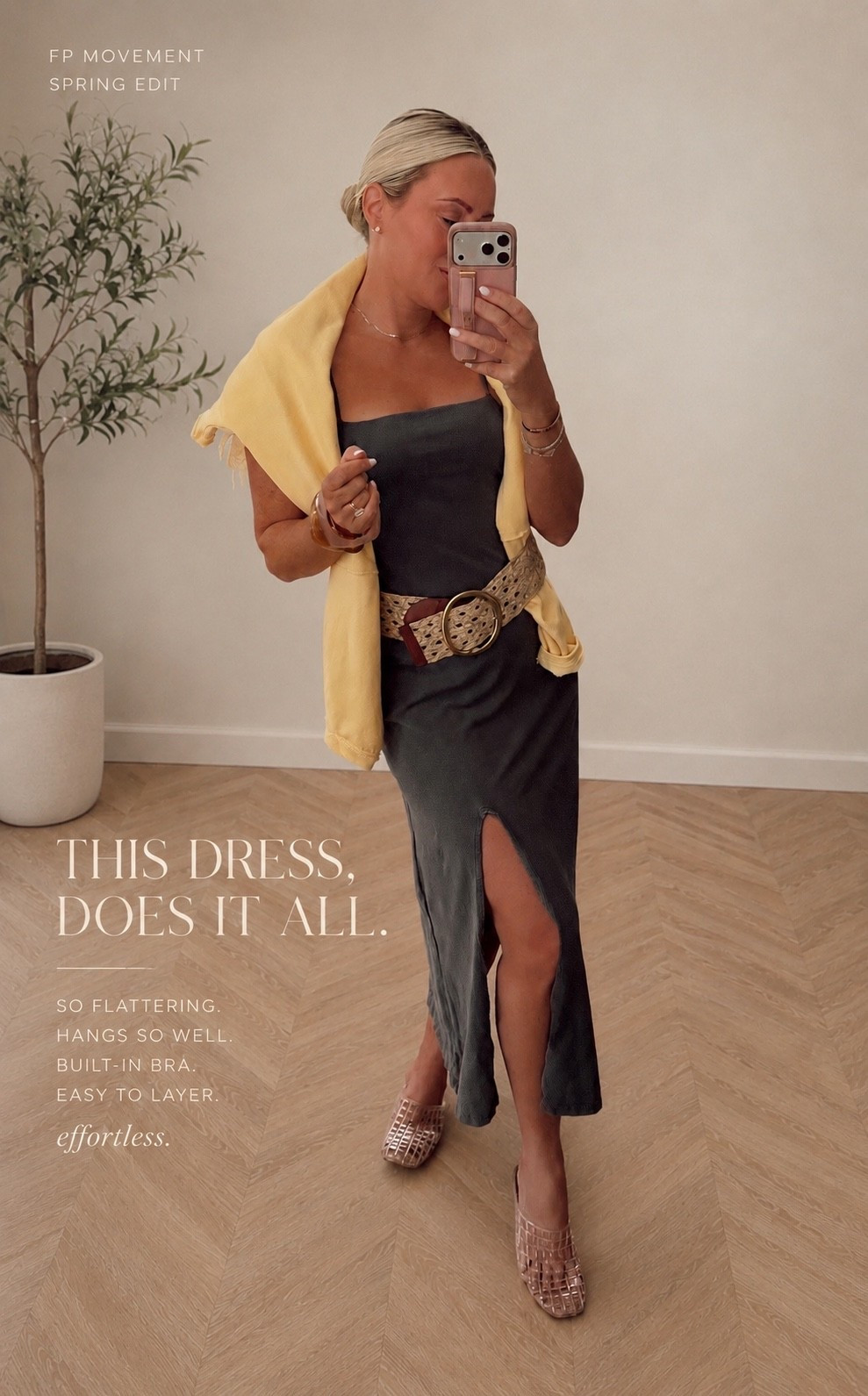A good throw-on-and-go dress is always worth it ✨

This one is so flattering, incredibly comfortable, and lays beautifully without clinging. I love that it has a built-in bra and can easily be styled casually for errands or dressed up for dinner, vacation, or summer plans.

One of those effortless pieces you end up reaching for constantly — and it comes in four colors 🙌🏼

spring dress • summer style • casual chic outfit • vacation dress • effortless outfit • midi dress • neutral outfit • elevated basics • comfortable dress • everyday style

#LTKSeasonal #LTKootd #LTKActive