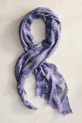 Lavender Motif Scarf | Anthropologie (US)