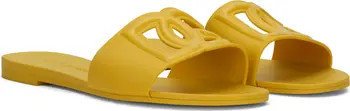 Dolce&Gabbana Bianca Interlock Slide Sandal (Women) | Nordstrom | Nordstrom