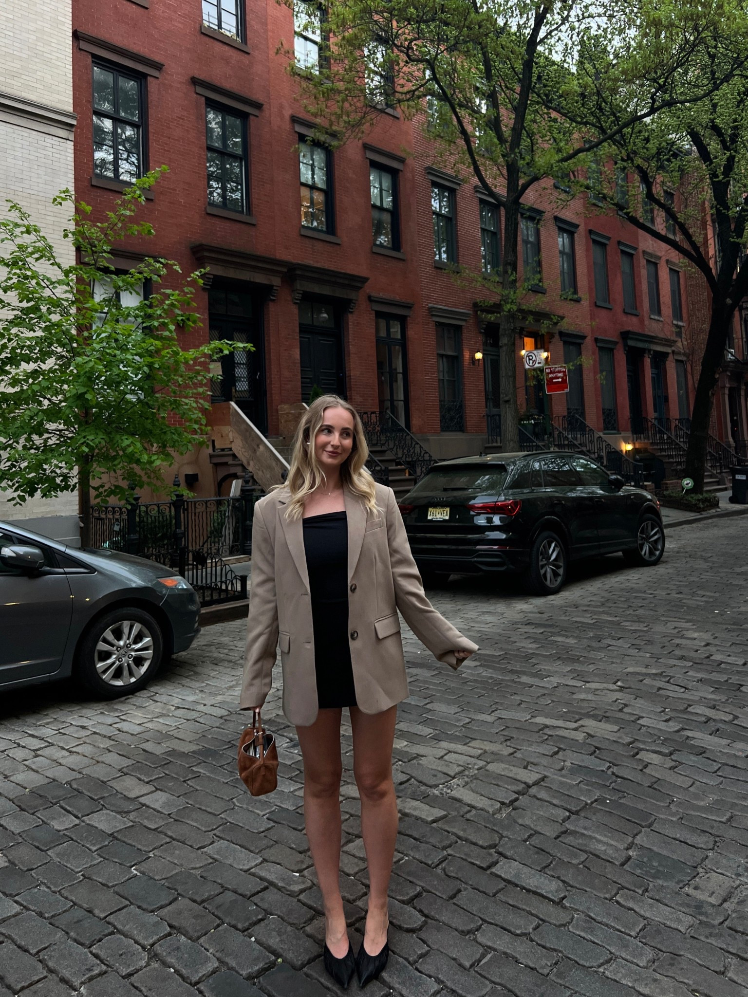 Outfit of the night for drinks in the West Village! 