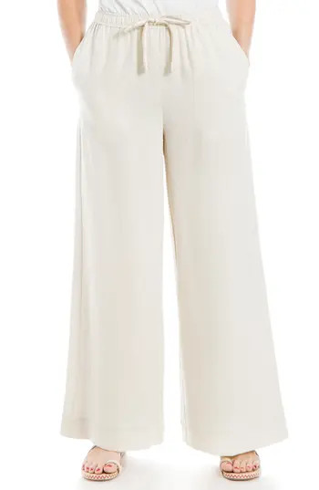 MAX STUDIO Linen Blend Pants in Natural at Nordstrom Rack, Size Medium | Nordstrom Rack