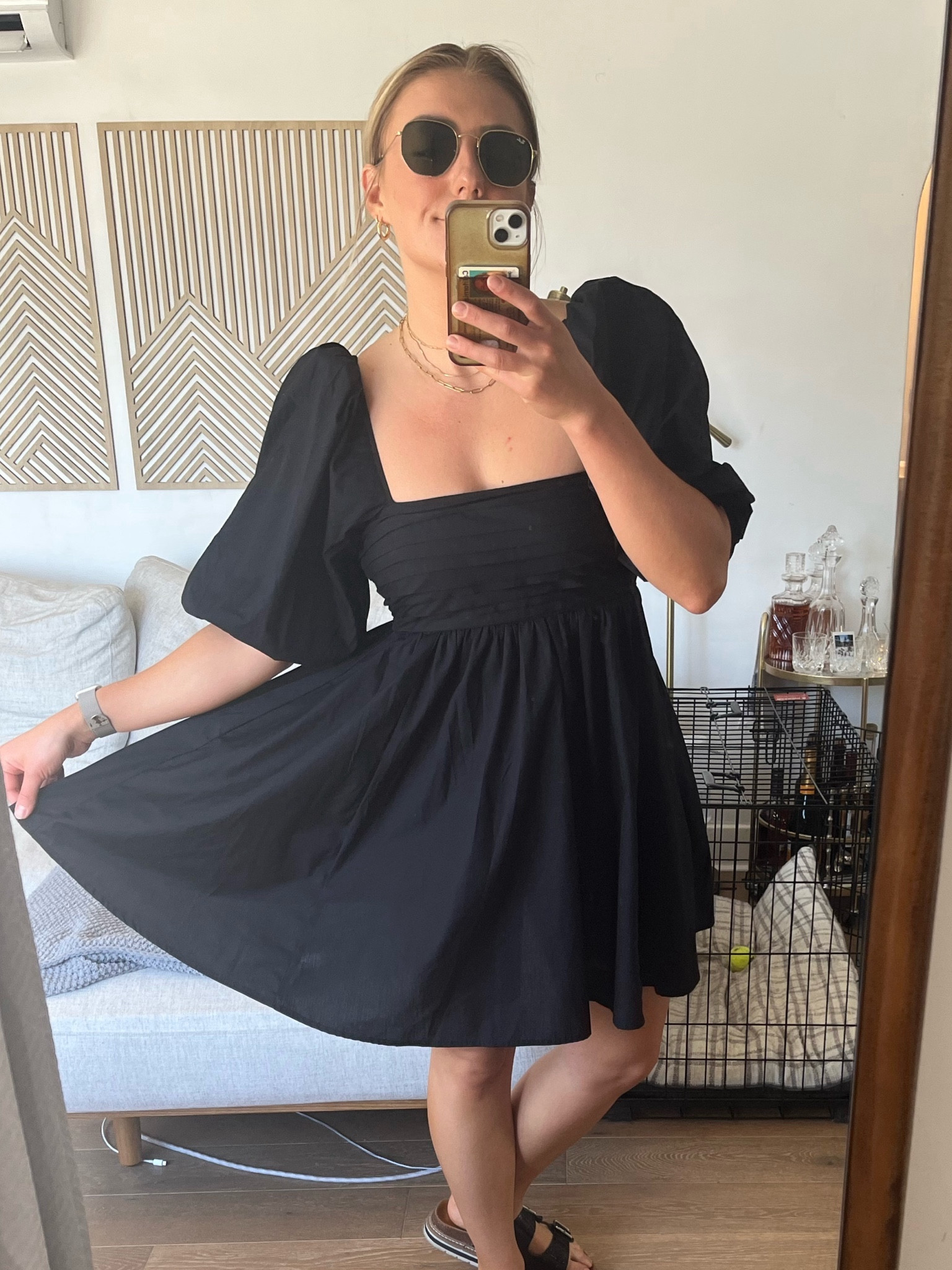 Abercrombie dress, flowy dress 