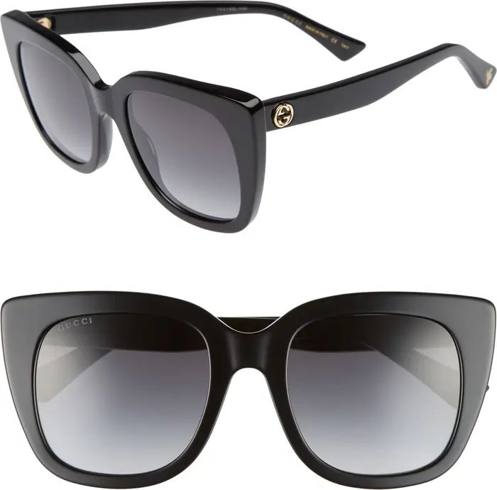 Gucci 51mm Cat Eye Sunglasses | Nordstrom | Nordstrom