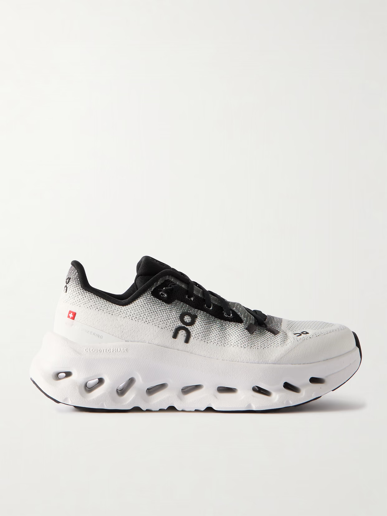 ON - Cloudtilt Stretch Recycled-knit Sneakers - White | NET-A-PORTER (US)