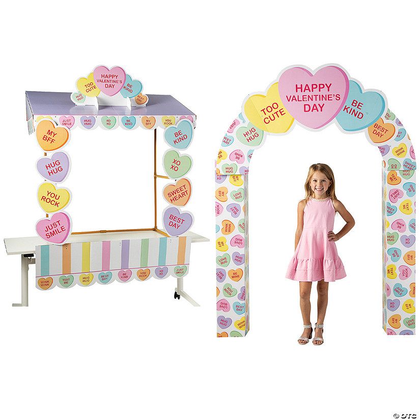 Conversation Heart Arch Tabletop Hut with Frame - 6 Pc. | Oriental Trading Company