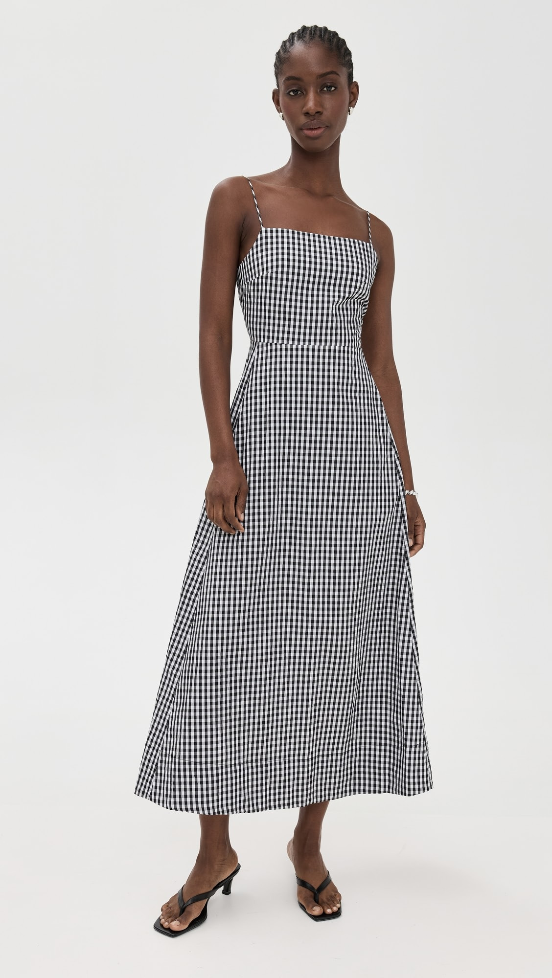 Enza Costa Textured Gingham Dress | Shopbop | Shopbop