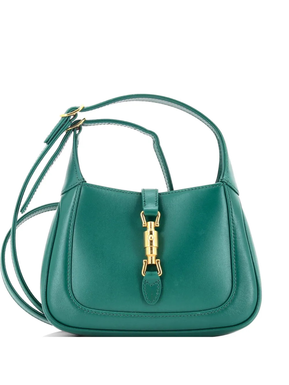 Gucci Pre-Owned Jackie 1961 Leather Mini hobo bag - Green | Farfetch Global